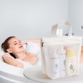 thumbnail image 1 of Large Mesh Bathroom Shower Caddy, Mesh Beach Pool Bag, Portable Handbag Mesh Storage Hollowed-out Bath Washing Cloth Control Travel Swimming Portable Makeup Beach, 1 of 7