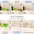 thumbnail image 2 of Borosilicate Glass Double Wall Skull Shaped Tumblers Set Of 2 - Clear, 250ml Each | Stylish Glasses For Cocktails, Parties, Margaritas - Dishwasher Safe, Transparent, Elegant, 2 of 5