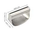 thumbnail image 3 of TIMIFIS Garlic press Food Grade Mini Stainless Steel Garlic Press Circular Handheld Garlic Press Manual Ginger Garlic Masher kitchen gadgets Kitchen Gadgets, 3 of 6