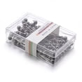 thumbnail image 3 of Needle and Thread Kit Sewing Pins Set for DIY Projects – 100 Straight Pins with Multicolor Pearlized Heads for Fabric Quilting and Crafting, 3 of 3
