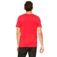 thumbnail image 2 of Bella Canvas Mens Jersey V-Neck Tee, M, Red, 2 of 3