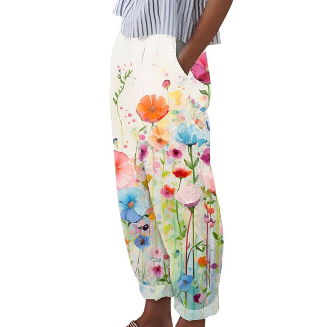 Women Pants Bell Bottoms Multi Colored Slim Trousers Ladies Work Leggings
