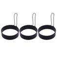 thumbnail image 1 of Egg Ring Round Egg Cooker Rings For Cooking Stainless Steel Non Stick Metal Circle Shaper Mold Household Kitchen Cooking Tool for Fried Egg McMuffin Sandwiches Egg Maker Molds, 1 of 7
