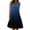 Dark Blue, variant on Sundresses for Women Summer Casual Dress for Women Sleeveless Crewneck Loose Tunic Tank Dress Boho Beach Holiday Dress