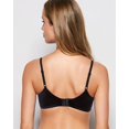 thumbnail image 3 of Comfort Lightly Lined Demi Bra in Black, 3 of 5