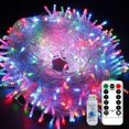 thumbnail image 1 of LEDs Christmas Lights, 10m 80LED Christmas Tree Lights Outdoor Fairy Christmas String Light with Remote Fairy Twinkle Lights Tree String Lights USB, 1 of 8