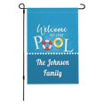 thumbnail image 1 of Birdeem Pool Garden Flag Swimming Pool Yard Flags House Banner Home Rustic Outdoor Decoration 12X18 Inch Vertical Double Sided, 1 of 5
