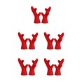 thumbnail image 2 of mmirethe 2pcs Easy To Install Antlers Sticker To Decorate Christmas Car Cute Waterproof Red large 5Set, 2 of 6