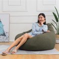thumbnail image 2 of ALING Housse de Fauteuil Poire Housse de Canapé Sofa Intérieur de Repos pour Adultes Enfants Seulement Housse de Fauteuil Poire Housse de Meuble Canapé (Remplissage Non Inclus), 2 of 5
