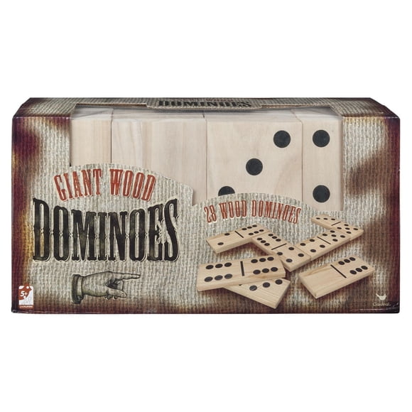 Dominos double-six géants en bois