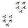 thumbnail image 2 of Baohd 5pcs/set Lifelike Artificial Flower Arrangement Low Maintenance And Realistic purple 2Set, 2 of 6