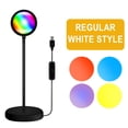 thumbnail image 2 of Pompotops Sunset Projection Lamp LED Sunset Projector Lamp Romantic Golden Hour Night Light For Room Decor, Selfies, Photography, Photoshoots Party USB Charging Clearance, 2 of 8