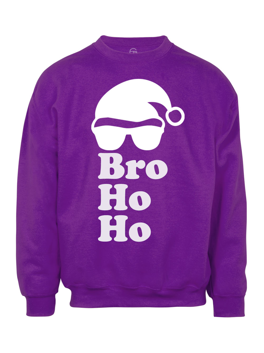 Chandail Laid de Noël Laid pour Homme Bro Ho Ho - Violet - Petit