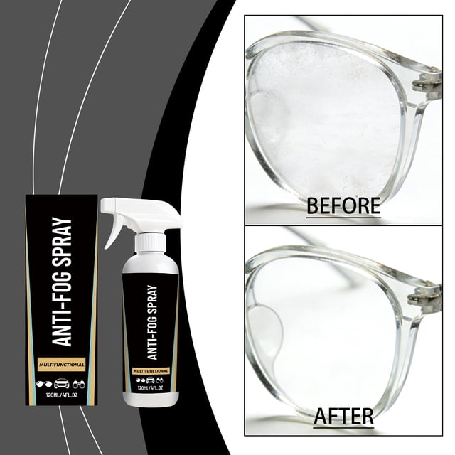 Aufmer 120ml Long Lasting Glass Defogger Spray Clear Condensation Remover For Car Windows Mirrors Goggles Helmets And Lens(color)