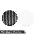 thumbnail image 3 of Unique Bargains Carbon Fiber Style Car Emblem Wheel Rim Center Hub Cap Sticker Clear Resin 4pcs, 3 of 4