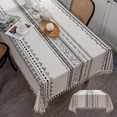thumbnail image 1 of Amzcrzy A Tablecloth Tablecloth Spillproof Wrinkle Table Cloth Kitchen Dining Room Decoration Fabric Table Cover for Holiday Party Dinner Multiple Sizes Available Home Decor Home Decoration, 1 of 8