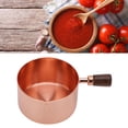 thumbnail image 3 of Poêle à Sauce Or Rose Casserole à Sauce en Acier Inoxydable avec Poignée en Bois, Multifonctionnelle pour Condiments, Assaisonnements et Plus, 3 of 8