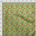 thumbnail image 4 of oneOone Silk Tabby Yellow Fabric Tropical Craft Projects Decor Fabric Printed By The Yard 42 Inch Wide, 4 of 5