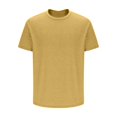 thumbnail image 3 of Besolor T-Shirt d'Été pour Homme à Manches Courtes, Col Rond Classique, T-Shirts Décontractés, Couleur Unie, Hauts Basiques, 3 of 5