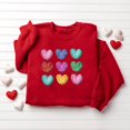 thumbnail image 1 of TIMIFIS Cadeaux de la Saint-Valentin pour Elle Cœur Chandail pour Femmes Mode Mignon Imprimé Amour Col Rond Chandails en Molleton Décontractés Manches Longues Tenues Printemps Automne - Printemps/été, 1 of 4