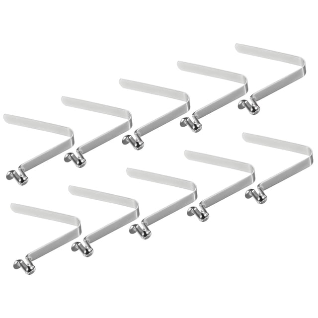 Unique Bargains 10.5x7.5mm Kayak Paddle Snaps, Hollow Button Single Pin Lock Tube Spring Clips for Tent Pole, 10 Pack