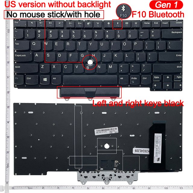 Nouveau Clavier US pour Lenovo ThinkPad E14/R14/S3 GEN 2 E14 2e gen2 gen3 gen4/R14 GEN 2 E14 2e GEN 2/E14 2e GEN 3/E14 2e GEN 4 OEM Sans Rétroéclairage