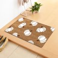 thumbnail image 5 of Decodeary Door Mat Replacement Decorative Halloween Thanksgiving Pumpkin Pattern Bathroom Toilet Floor Rug Carpet Doormat Type 2, 5 of 5