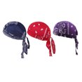 thumbnail image 1 of Mens Skull Head Scarf Bandana Turban Red++Navy, 1 of 8
