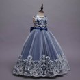 thumbnail image 3 of Ketyyh-chn99 Robes d'Été pour Filles Robes d'Été Robe Tutu Tout-Petit Coton Manches Courtes Longues Bébé Robes en Tulle Sans Manches Robe de Princesse de Fête BU2,130, 3 of 5