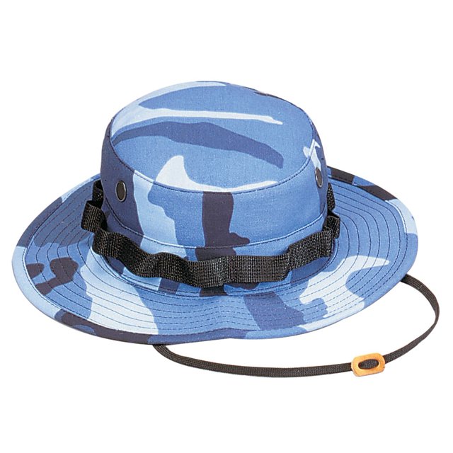 Rothco Camo Boonie Hat - Sky Blue Camo, 7