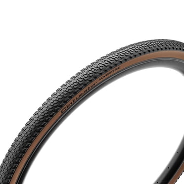 Pirelli, Cinturato Adventure, Gravel Tire, 700x35C, Folding, Tubeless Ready, Pro (Gravel), 60TPI, Tanwall