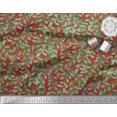 thumbnail image 2 of Soimoi Viscose Chiffon Fabric Leaves Panel Printed Fabric 1 Yard 42 Inch Wide, 2 of 3