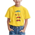 thumbnail image 1 of WRKEKC T-Shirts d'Été pour Garçons, T-Shirts Décontractés pour Garçons, T-Shirts Polyvalents Décontractés à Manches Courtes pour Enfants avec Motif Imprimé et Col Rond, 1 of 6