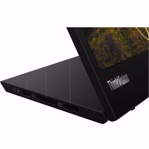 Lenovo ThinkVision M15 16", 1920 x 1080, Raven Black, 62CAUAR1UZ