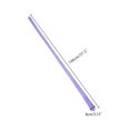 thumbnail image 4 of INSPIRE CHIC Men's Solid Color Narrow Stripes Necktie Graduation Suit Formal Ties Light Purple, 4 of 5