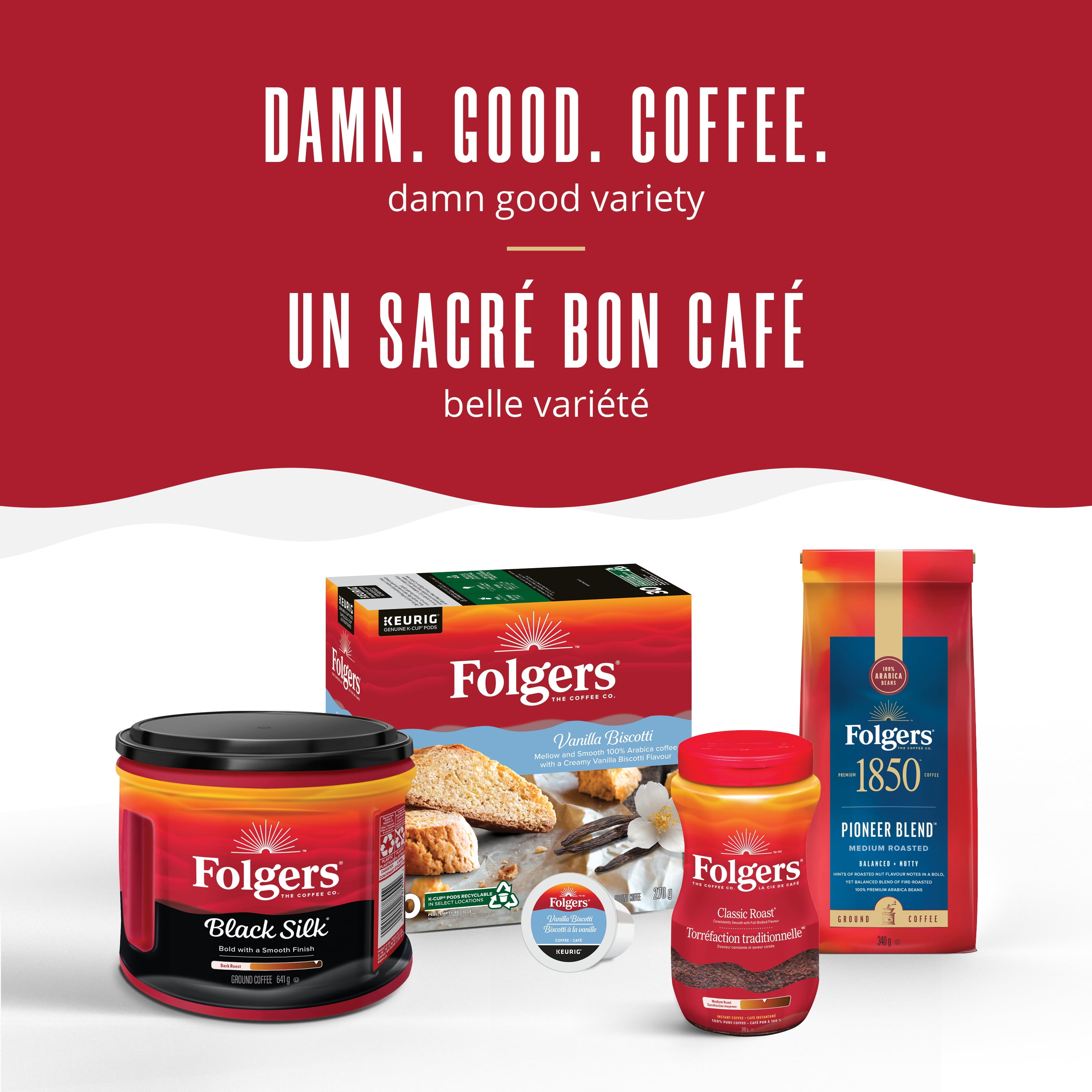 Folgers Coulis de Caramel K-Cup Capsules de Café 12 Capsules