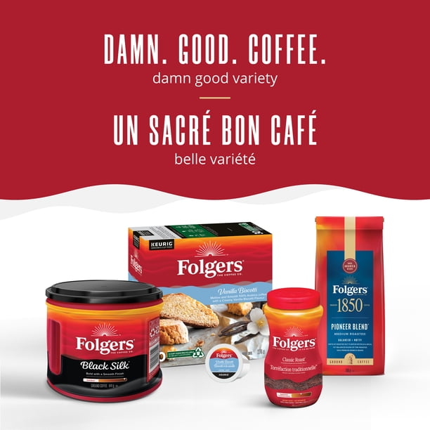 Folgers Classic Decaf Medium Roast Ground Coffee 544 g - Walmart.ca