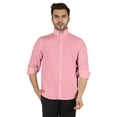 thumbnail image 1 of Bestman Formal Front Button Placket Solid Shirts For Mens Long Sleeve Regular Fit Shirt, 1 of 7