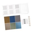 thumbnail image 2 of Langgg Sashiko Coaster Kit Embroidery Starter Kit Craft Art Quilting for Set A, 2 of 6