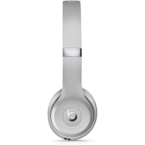 Beats Solo3 Wireless On-Ear Headphones (Silver) Bundle with