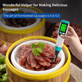 thumbnail image 2 of PH Meter with ATC Food PH Tester, Waterproof Digital Food PH Meter with High Accuracy PH/Temperature Probe, 2 of 6