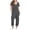 AA-Gray, variant on QATAINLAV Women's Loose Jumpsuits 2025 Summer One Piece Short Sleeve Overalls Solid Casual V Neck Wide Leg Jumpsuit with Pockets Orange XXL