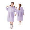 thumbnail image 2 of Cowsor Ponchos de Pluie Imperméables pour Garçons Filles Poncho de Pluie Réutilisable avec Capuchon et Manches Manteaux de Pluie Imperméables d'Extérieur Veste, 2 of 7