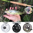 thumbnail image 1 of Fly Fishing Reel Aluminum Hand-changed Portable Spinning Spare Parts Wheel Fish Tackle Saltwater Lake Reels Professional Learner Type 2, 1 of 8