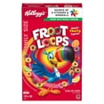 thumbnail image 2 of Kellogg's Froot Loops Cereal Family Size 480g- Crispy Loops, 2 of 17