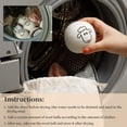 thumbnail image 4 of Mistaha Dryer Balls Laundry Reusable, XL Wool Dryer Balls Cute, Fabric Softener Ball, Extra Large, 4 of 8