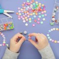 thumbnail image 4 of Uxcell Perles Étoile Cristal 11mm, 400 Pcs Perles Étoile Acrylique, Rouge Rose, 4 of 5