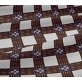 thumbnail image 5 of oneOone Viscose Jersey Fabric Check Ikat Decor Fabric Printed BTY 60 Inch Wide, 5 of 5