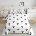 thumbnail image 1 of YST Boys Microphone Comforter Set For Adult Teens,Rock Music Theme Down Comforter,Cartoon Instruments Microphone Bedding Set,Hipster Music Quilt Cover,Queen Size Lightweight, 1 of 5