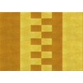 thumbnail image 1 of Ahgly Tapis Rectangulaire Lavable en Machine Intérieur Transitionnel Orange Néon, 7 Pieds x 10 Pieds, 1 of 7
